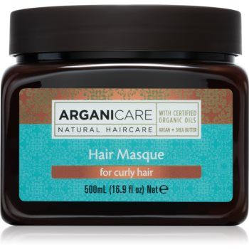 Arganicare Argan Oil & Shea Butter Hair Masque masca hranitoare pentru păr creț