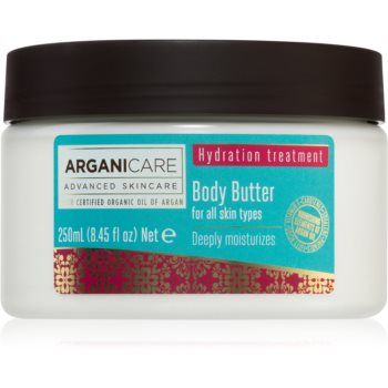 Arganicare Hydration Treatment Body Butter unt pentru corp cu efect de nutritiv