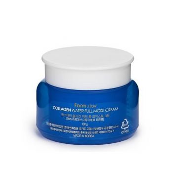 Crema Intens Hidratanta Farmstay Collagen Water Full Moist Cream Ampoule, 250 ml