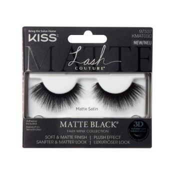 Gene False KissUSA Lash Couture Matte Black Matte Satin ieftina