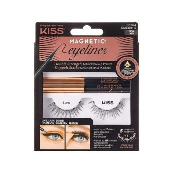 Kit gene si tus ochi KissUSA Magnetic Eyeliner Kit Lure de firma originali