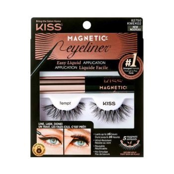 Kit gene si tus ochi KissUSA Magnetic Eyeliner Kit Tempt ieftini