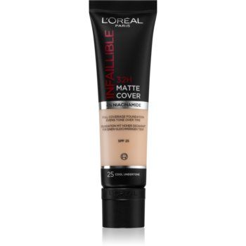 L’Oréal Paris Infallible 32H Matte Cover machiaj matifiant de lungă durată SPF 25