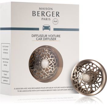 Maison Berger Paris Graphic suport auto pentru miros Clip (Matte Nickel)