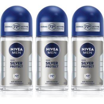 NIVEA MEN Silver Protect antiperspirant roll-on 48 de ore
