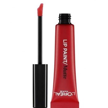 Ruj Lichid L Oreal Paris Infallible Lip Paint Matte 204 Red actually, 8 ml ieftin