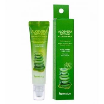 Ser Hidratant pentru Zona Ochilor cu Aloe Vera Farmstay Rolling Eye Serum, 25 ml ieftin