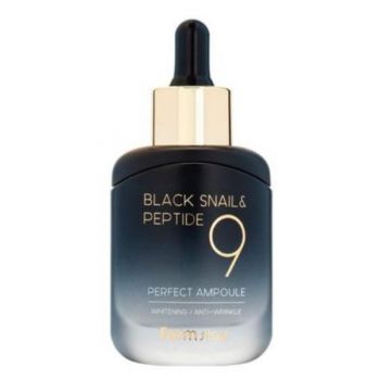 Ser Hranitor Anti-Rid Farmstay Black Snail & Peptide Perfect Ampoule, 35 ml de firma original