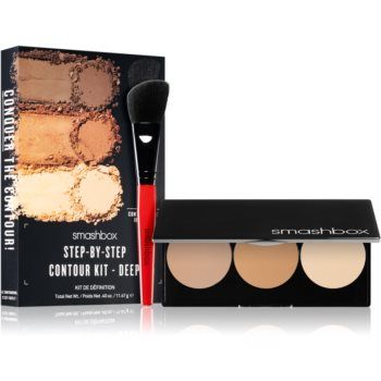 Smashbox Step By Step Contour Kit Patela pentru conturul fetei cu pensula