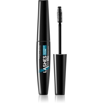 Catrice Lashes to Kill mascara rezistent la apă pentru curbare și volum