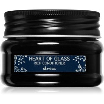 Davines Heart of Glass Rich Conditioner balsam pentru indreptare pentru par blond