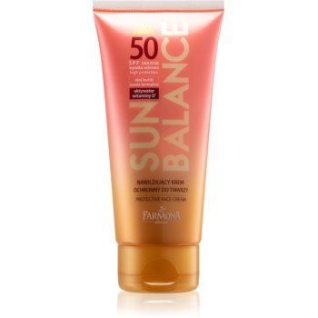 Farmona Sun Balance crema protectoare pentru fata SPF 50 ieftina