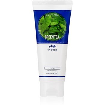 Holika Holika Daily Fresh Green Tea spuma de curatare ce echilibreaza excesul sebum cu ceai verde de firma originala