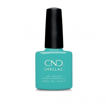 Lac unghii semipermanent CND Rise and Shine Shellac Oceanside 7.3ml