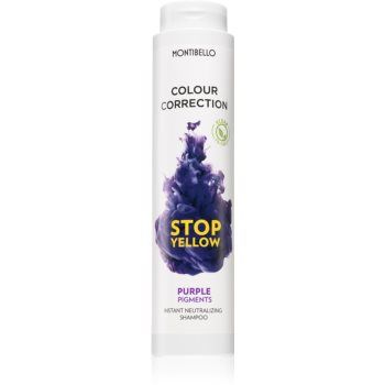 Montibello Colour Correction Stop Yellow sampon pentru par blond si decolorat neutralizeaza tonurile de galben