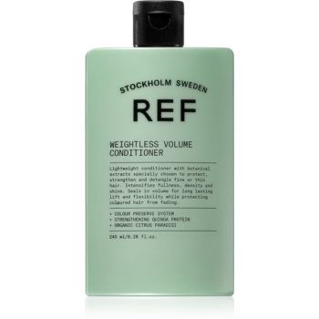 REF Weightless Volume Conditioner Balsam pentru par fin si moale. volum de la radacini