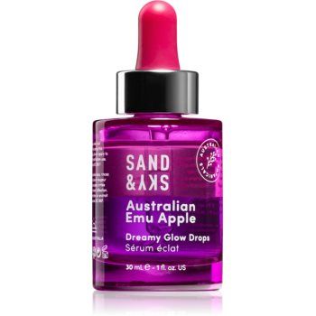Sand & Sky Australian Emu Apple Dreamy Glow Drops ser bifazic pentru o piele mai luminoasa