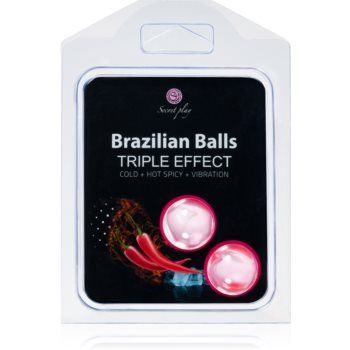 Secret play Brazilian 2 Balls Set Triple Effect ulei de masaj Secret play Brazilian 2 Balls Set Triple Effect ulei de masaj