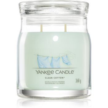 Yankee Candle Clean Cotton lumânare parfumată Signature