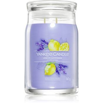 Yankee Candle Lemon Lavender lumânare parfumată Signature