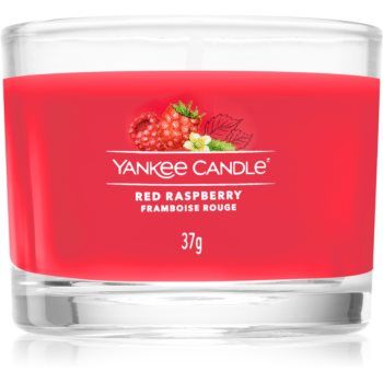 Yankee Candle Red Raspberry lumânare votiv glass de firma original