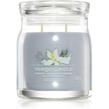 Yankee Candle Smoked Vanilla & Cashmere lumânare parfumată