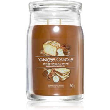 Yankee Candle Spiced Banana Bread lumânare parfumată Signature