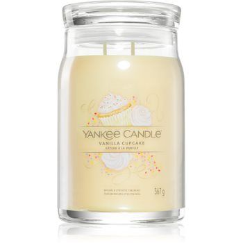 Yankee Candle Vanilla Cupcake lumânare parfumată Signature