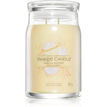 Yankee Candle Vanilla Cupcake lumânare parfumată Signature