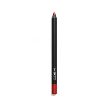 Creion de buze Simply Red, Velvet Touch Lipliner Waterproof, Gosh, 1.2g