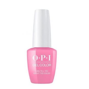 Lac de unghii semipermanent Opi Gel Color Lima Tell You About This Color!, 15ml