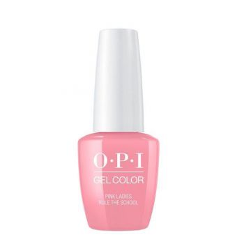 Lac de unghii semipermanent Opi Gel Color Pink Ladies Rule The School, 15ml