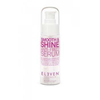 Ser pentru par Eleven Australia Smooth & Shine Anti Frizz, Toate tipurile de par, 60ml