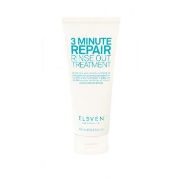 Tratament pentru par Eleven Australia 3 Minute Repair, Par uscat/vopsit/deteriorat, 200ml