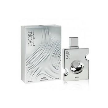 Apa de parfum Evoke Silver, Barbati, 90 ml, Ajmal