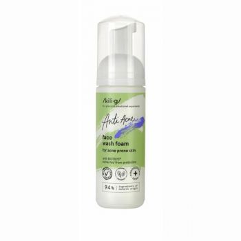 Spuma pentru curatare faciala pentru ten acneic sensibil Anti Acne, Kilig, 150 ml