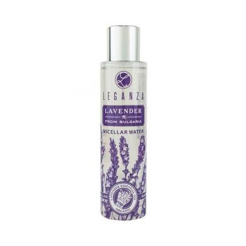 Apa Micelara Leganza cu Ulei de Lavanda, Rosa Impex, 135 ml Apa Micelara Leganza cu Ulei de Lavanda, Rosa Impex, 135 ml