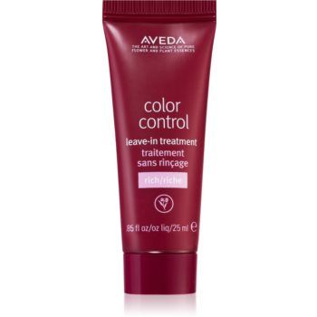 Aveda Color Control Leave-in Treatment Rich tratament fără clătire, pentru luciul și protecția culorii părului