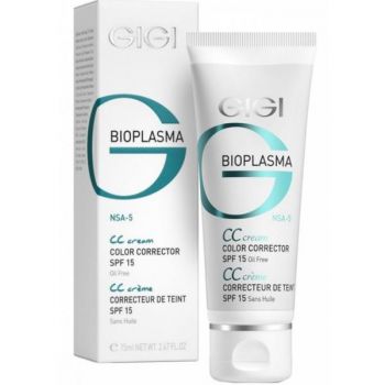 Crema Corector GIGI Cosmetics Bioplasma CC SPF15 75 ml