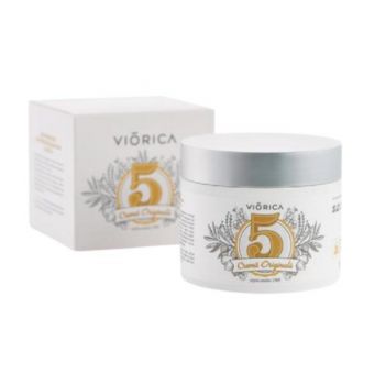 Crema corp originală supernutritivă „5 uleiuri”, Viorica, 200 ml