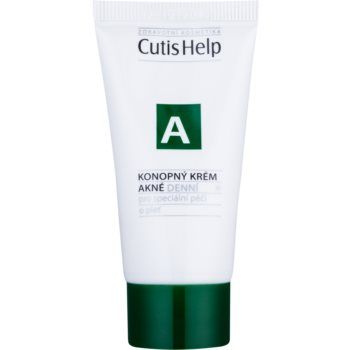 CutisHelp Health Care A - Acne crema de zi cu canepa pentru ten acneic CutisHelp Health Care A - Acne crema de zi cu canepa pentru ten acneic