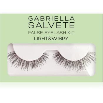 Gabriella Salvete False Eyelash Kit Light & Wispy gene false cu lipici