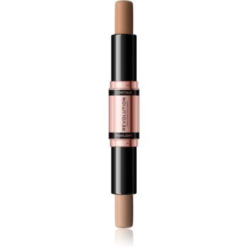 Makeup Revolution Fast Base baton pentru dublu contur