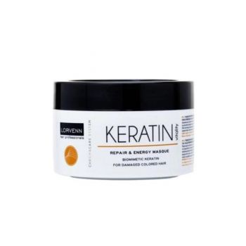 Masca pentru par degradat Lorvenn Keratin vitality 500 ml