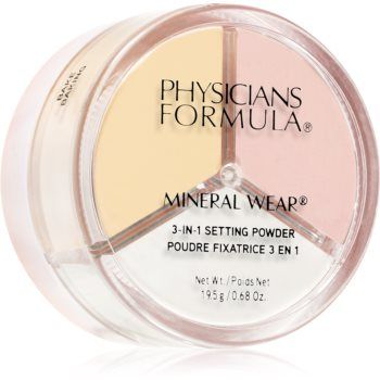 Physicians Formula Mineral Wear® pudra cu minerale 3 in 1