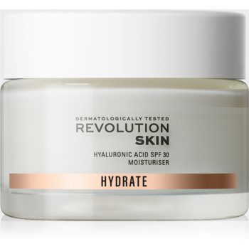 Revolution Skincare Hydrate Hyaluronic Acid crema de fata hidratanta SPF 30