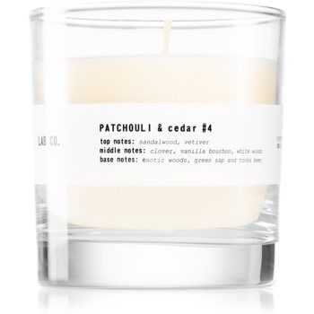 Ambientair Lab Co. Patchouli & Cedar lumânare parfumată