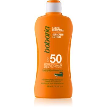 Babaria Sun Protective lapte de corp pentru soare rezistent la apa SPF 50 de firma originala