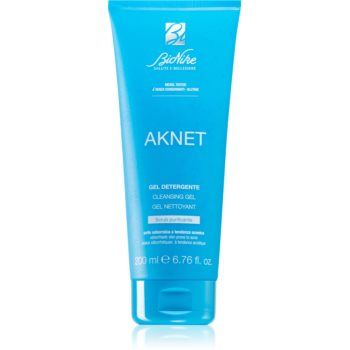 BioNike Aknet gel exfoliant de curatare pentru ten gras si problematic