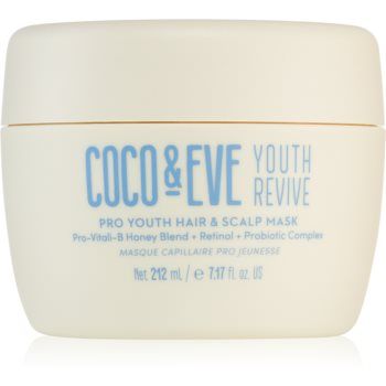 Coco & Eve Youth Revive Pro Youth Hair & Scalp Mask mască revitalizantă pentru păr, cu efect anti-îmbătrânire